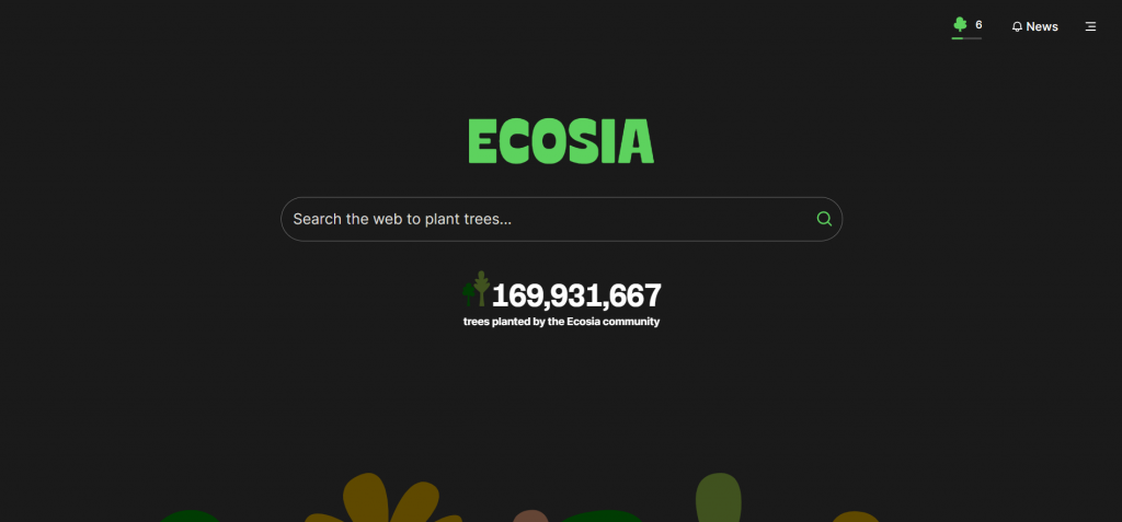 Ecosia design.